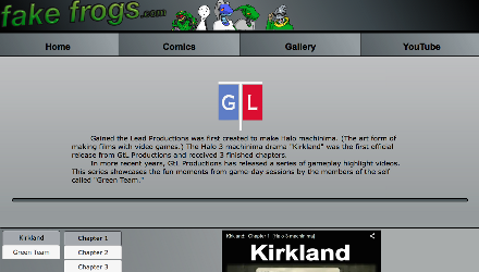 A site designed to showcase all my creative projects.
				 								From fan art to original comics and even videos shared on YouTube. <br><br>Site is not live yet.